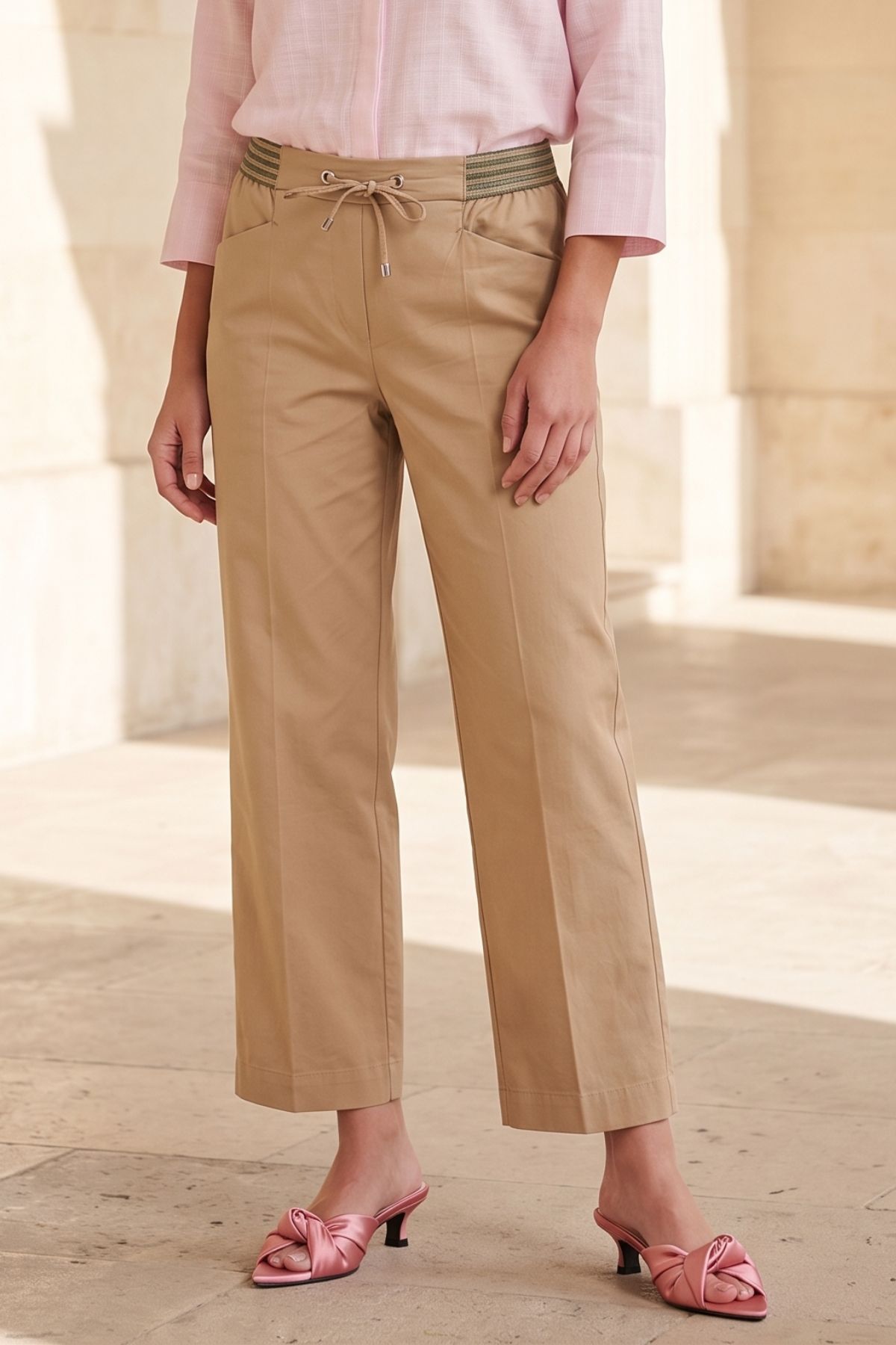 Sue Wide Leg 7/8 - 731 Sand