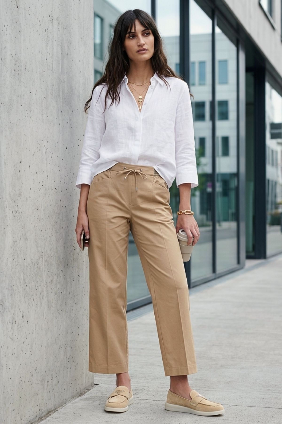 Sue Wide Leg 7/8 - 731 Sand