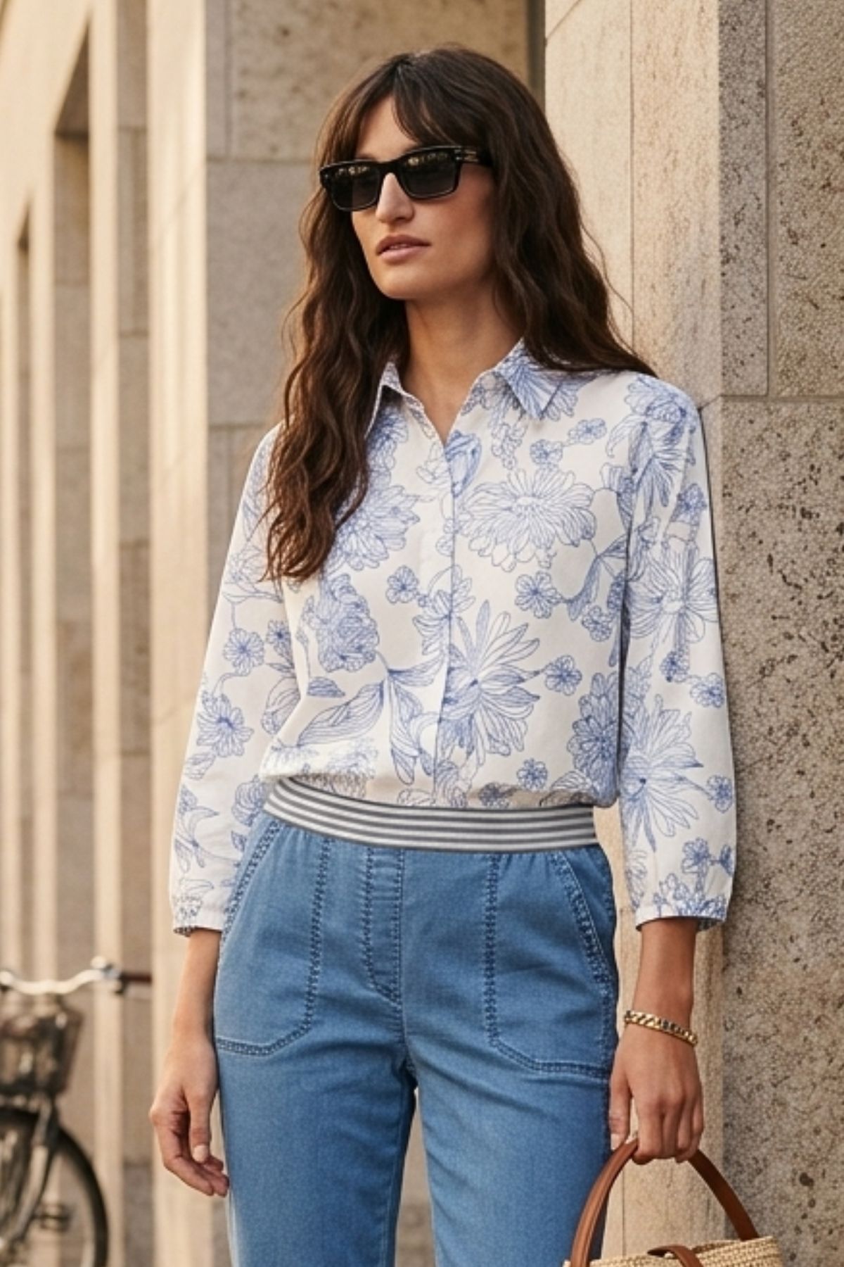 Brax Vicki Blus Solana 27 white/blue