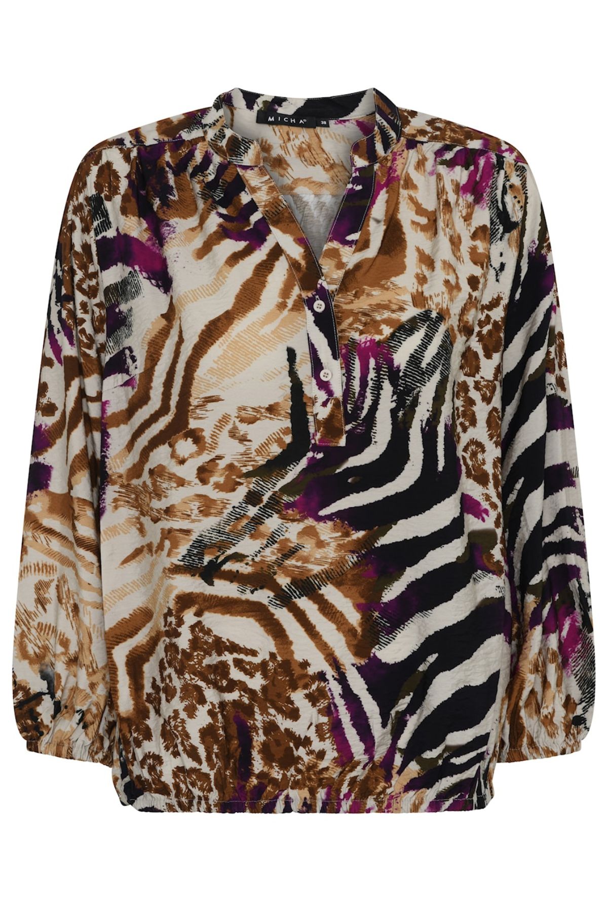Micha Blus BURNIE - 41432 Brown Jungle Print