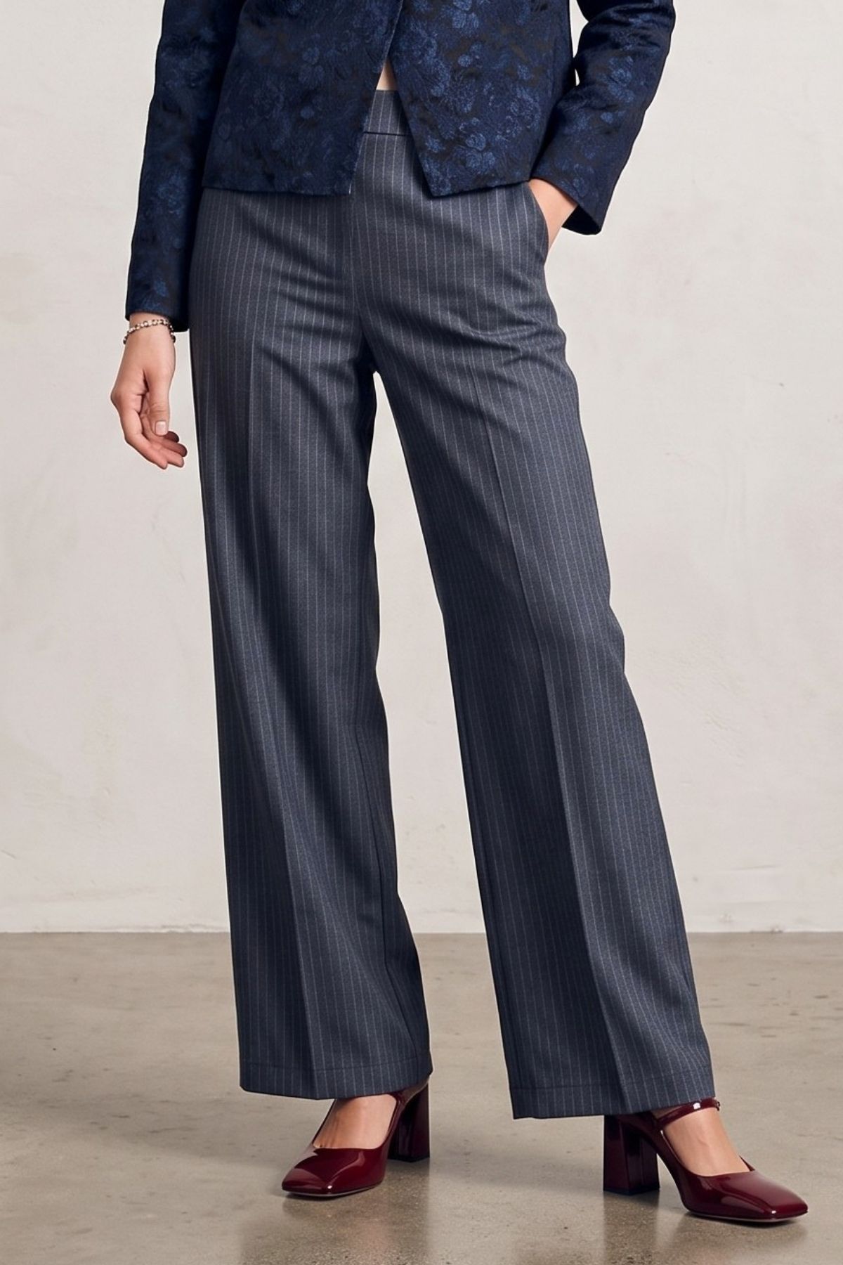 Soulmate Byxor PINJE1 -182 Denim Blue
