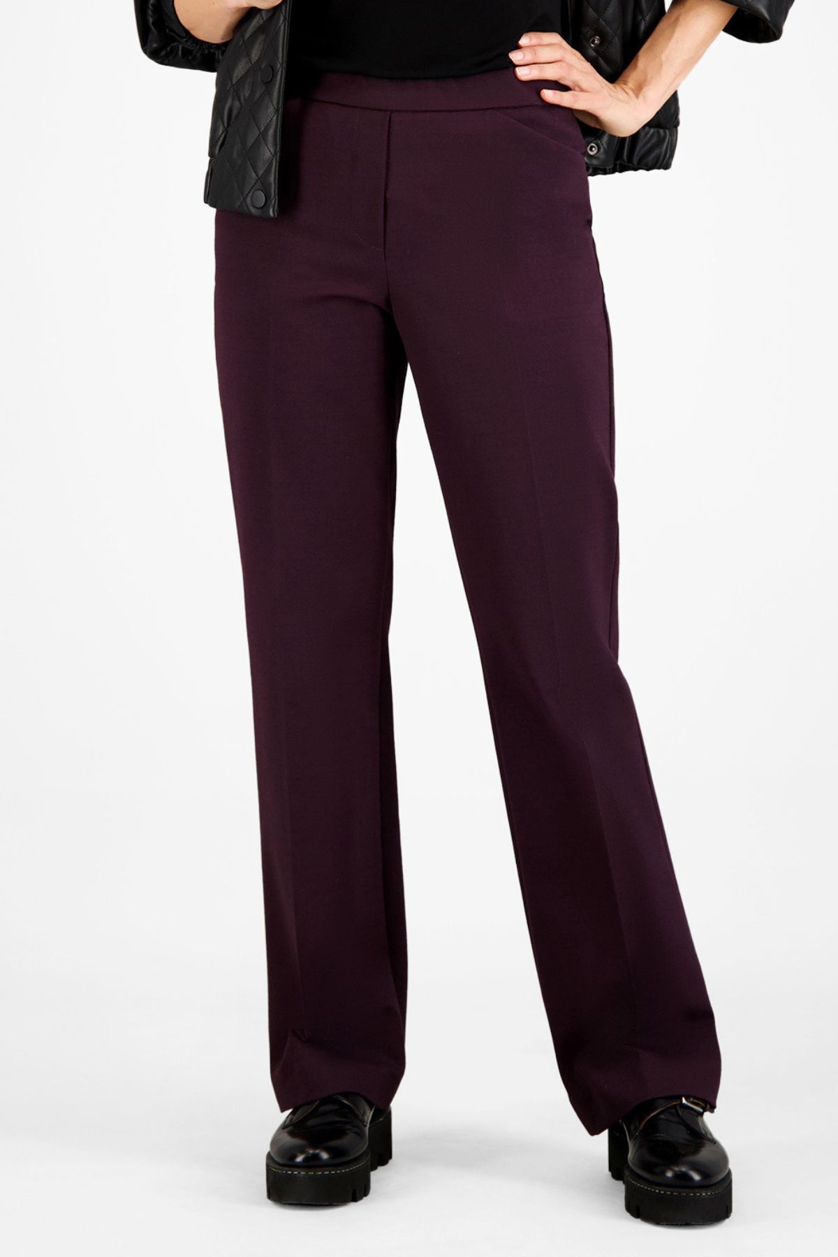 FILIPA800 Punto Milano Jersey - 3029 Bordeaux