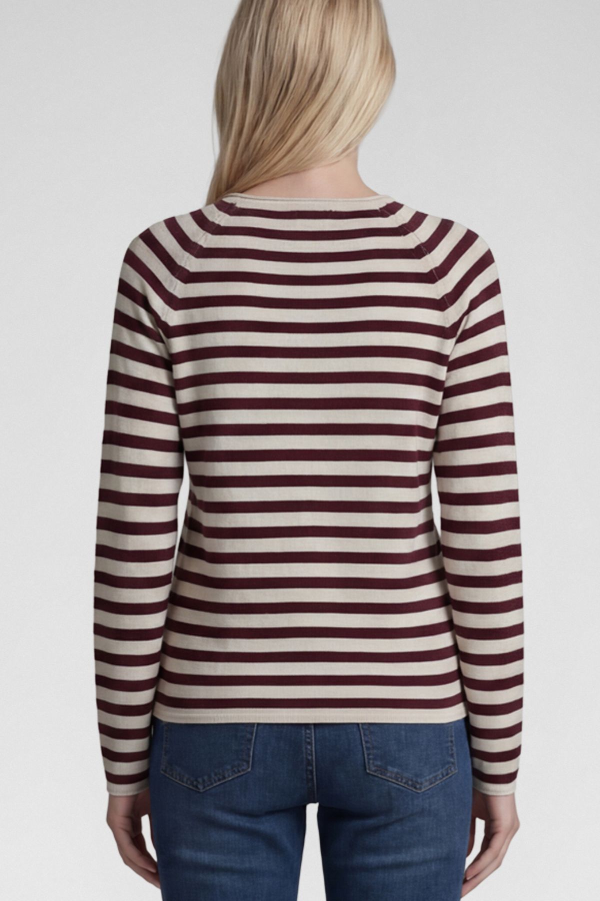 Rabe Tröja CHELSEA - 7264 Wine Stripe - Bild 3