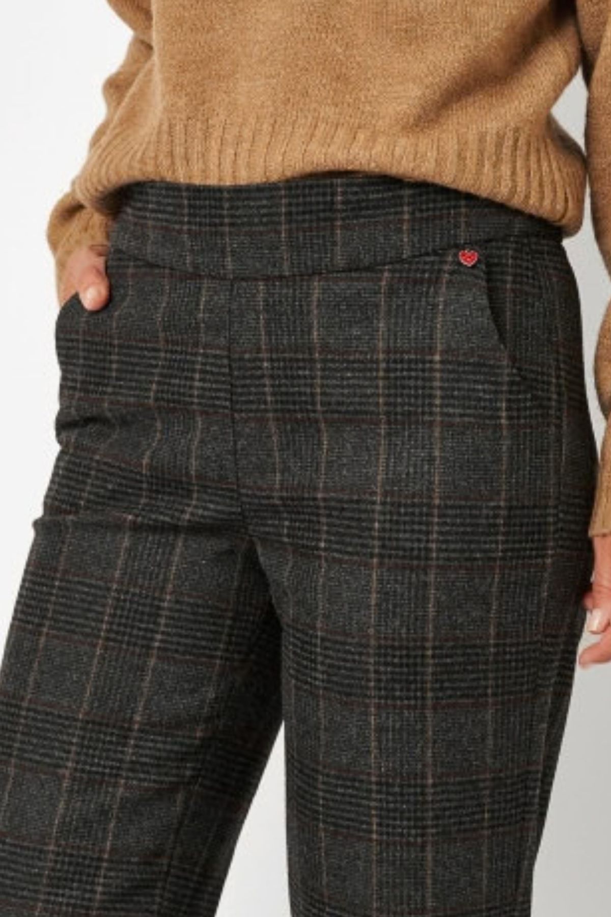 Scarlet Wide Leg Check - 88 Anthrazit - Bild 2