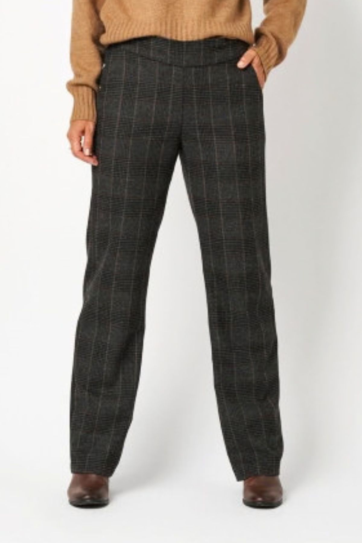 Scarlet Wide Leg Check - 88 Anthrazit - Bild 5