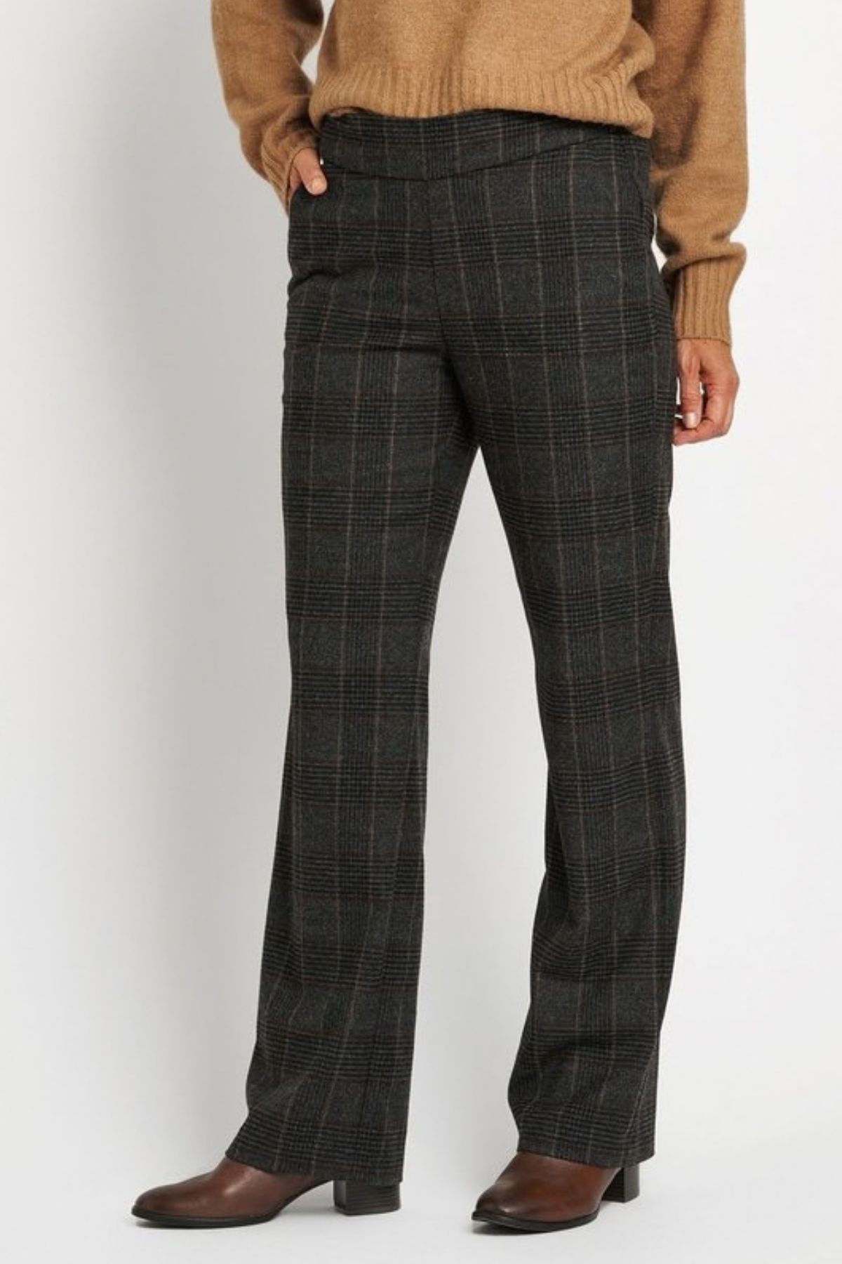 Scarlet Wide Leg Check - 88 Anthrazit - Bild 6