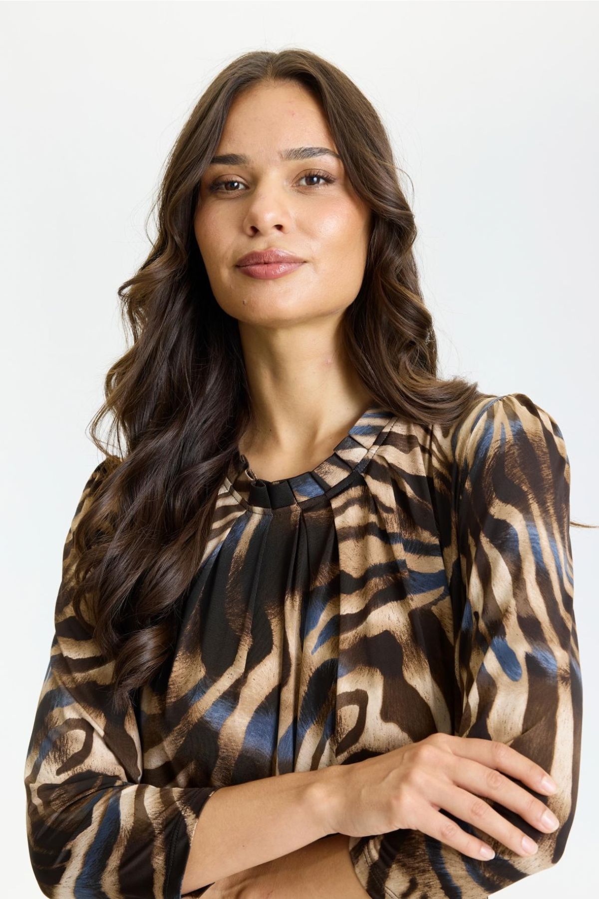 InFront Grazia Blus LANGXI - 801 Brown - Bild 2