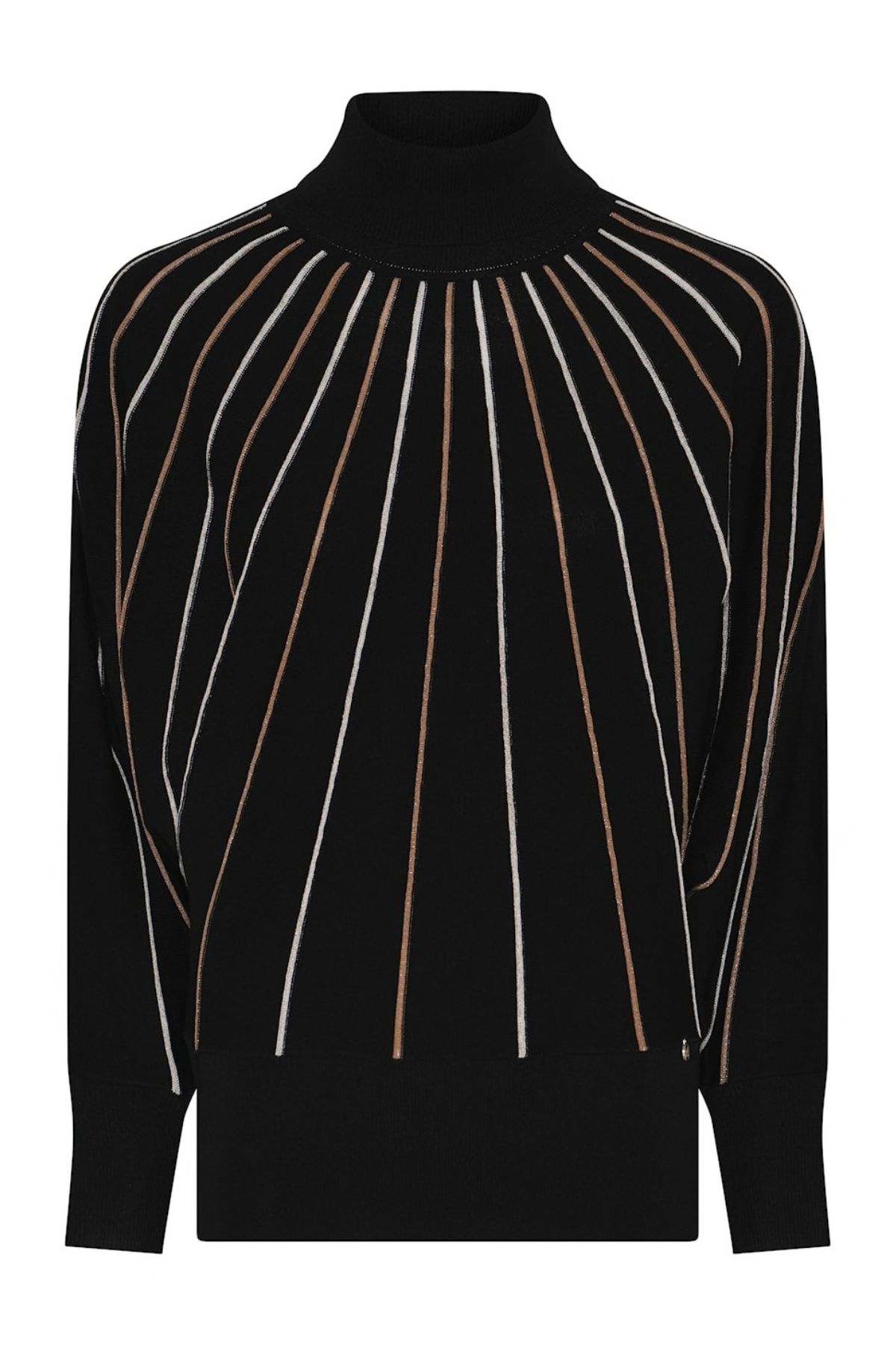 Micha tröja ROXBURGH - 54093 Black/Camel