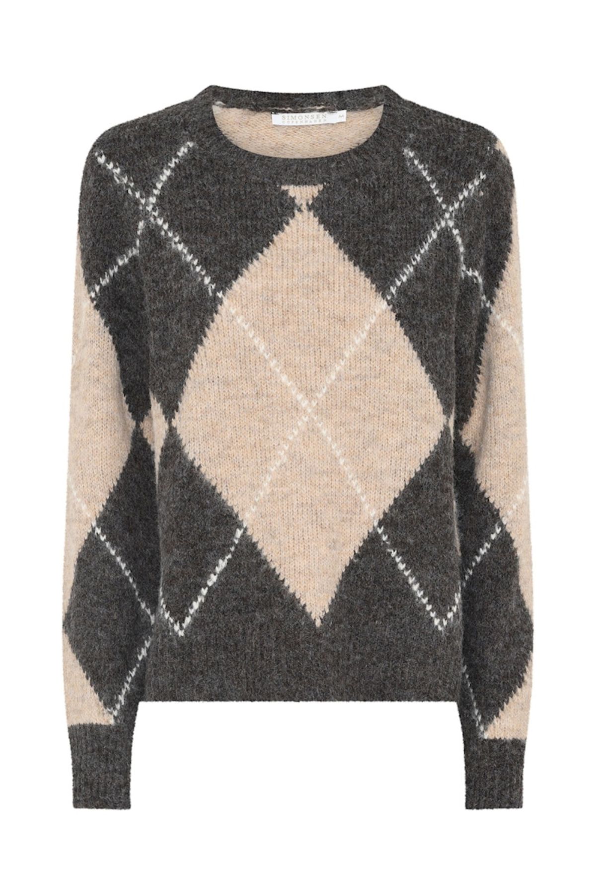 Simonsen Copenhagen Ull Tröja Koselig - 6760 Dark Browm